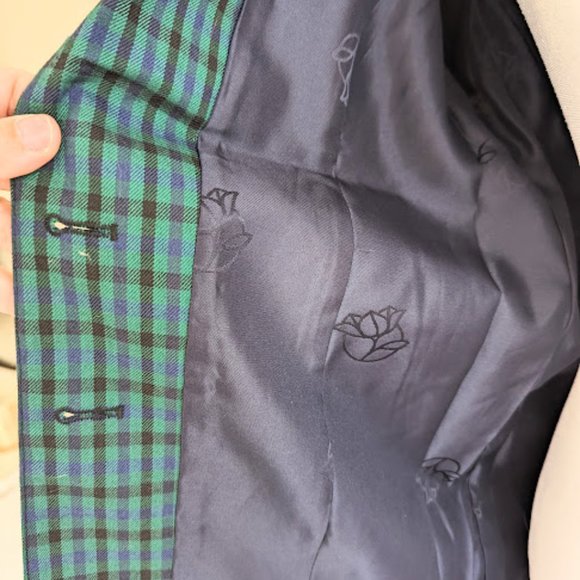 Draper James Checkerboard Blazer Size 2 Preppy Business - Picture 13 of 13